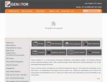 Tablet Screenshot of genstor.com